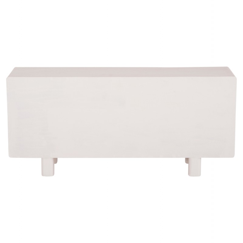 ΜΠΟΥΦΕΣ ΣΕΙΡΑ SANTORINI HM18068 MDF ΣΕ ΥΠΟΛΕΥΚΟ ΧΡΩΜΑ-3 ΠΟΡΤΕΣ 140x38x64Υεκ.