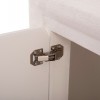 ΜΠΟΥΦΕΣ ΣΕΙΡΑ SANTORINI HM18068 MDF ΣΕ ΥΠΟΛΕΥΚΟ ΧΡΩΜΑ-3 ΠΟΡΤΕΣ 140x38x64Υεκ.