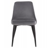 ΚΑΡΕΚΛΑ SERENITY HM8527.11 ΒΕΛΟΥΔΟ ΓΚΡΙ ΜΕ ΜΑΥΡΑ ΜΕΤΑΛΛΙΚΑ ΠΟΔΙΑ 51x54x83,5Υεκ.