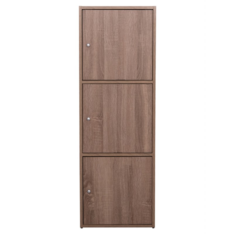 ΝΤΟΥΛΑΠΙ ΜΕ 3 ΑΠΟΘ. ΧΩΡΟΥΣ SORIANO HM9939.11 SONAMA OAK ΜΕΛΑΜΙΝΗ 40x39x119Υεκ.