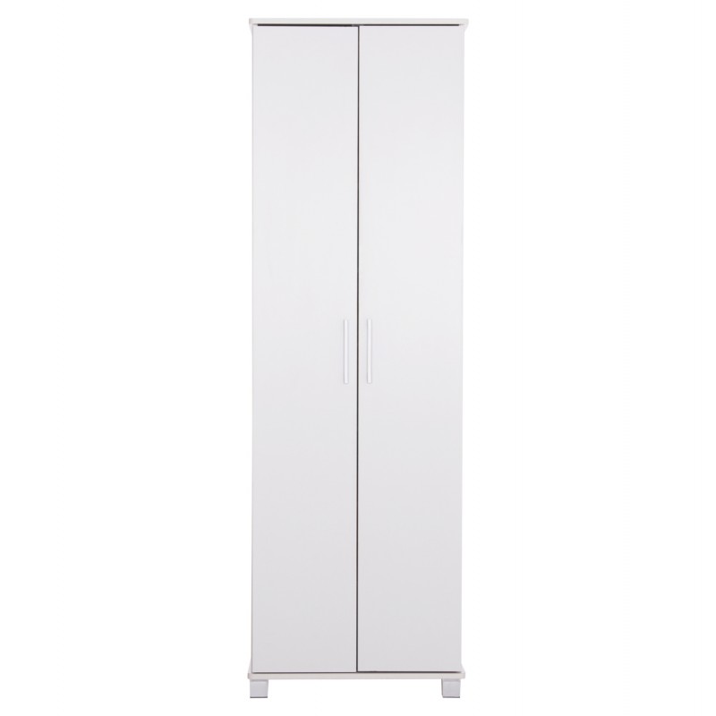 ΠΑΠΟΥΤΣΟΘΗΚΗ-ΝΤΟΥΛΑΠΑ CLUSE HM2403.03 ΜΕΛΑΜΙΝΗ ΛΕΥΚΟ ΧΡΩΜΑ 60Χ36,5Χ186,5Υεκ.