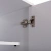 ΠΑΠΟΥΤΣΟΘΗΚΗ-ΝΤΟΥΛΑΠΑ CLUSE HM2403.03 ΜΕΛΑΜΙΝΗ ΛΕΥΚΟ ΧΡΩΜΑ 60Χ36,5Χ186,5Υεκ.