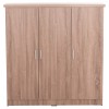 ΝΤΟΥΛΑΠΑ 3ΦΥΛΛΗ ΜΕ ΡΑΦΙΑ FUENTO HM2482.01 SONAMA OAK ΜΕΛΑΜΙΝΗ 120-116x40x123,5Υεκ.