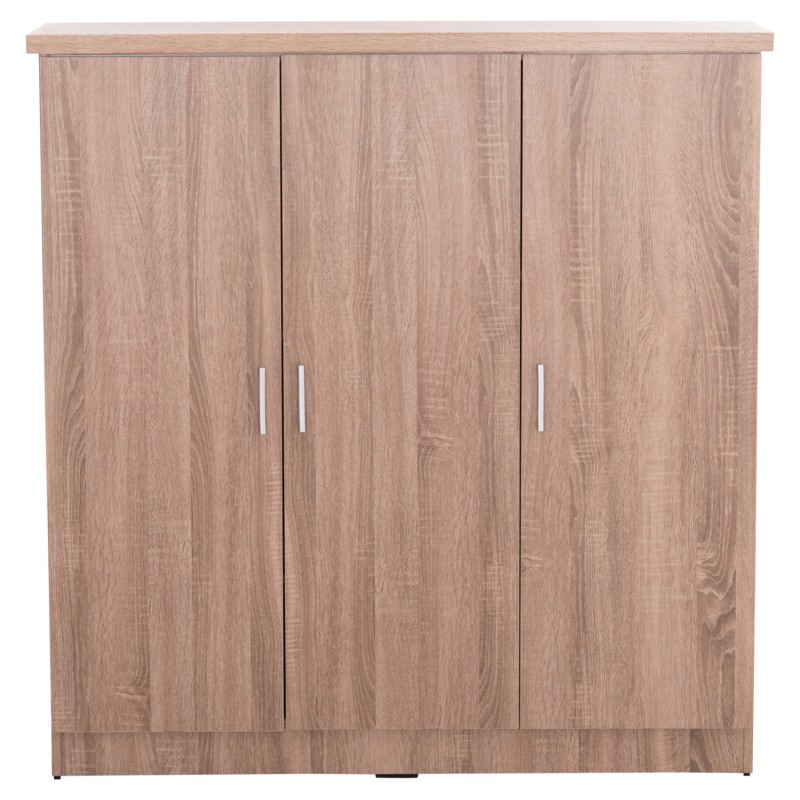 ΝΤΟΥΛΑΠΑ 3ΦΥΛΛΗ ΜΕ ΡΑΦΙΑ FUENTO HM2482.01 SONAMA OAK ΜΕΛΑΜΙΝΗ 120-116x40x123,5Υεκ.