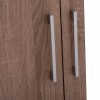 ΝΤΟΥΛΑΠΑ ΜΕ ΚΑΘΡΕΦΤΗ & ΣΥΡΤΑΡΙΑ JARRY HM2485.11 SONAMA OAK ΜΕΛΑΜΙΝΗ 119x48x183Υεκ