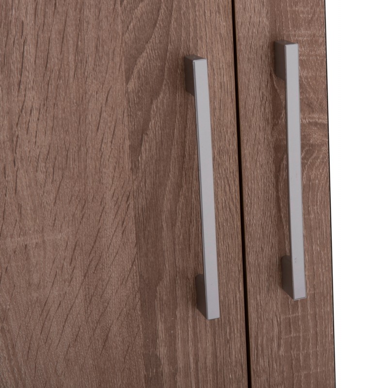ΝΤΟΥΛΑΠΑ ΜΕ ΚΑΘΡΕΦΤΗ & ΣΥΡΤΑΡΙΑ JARRY HM2485.11 SONAMA OAK ΜΕΛΑΜΙΝΗ 119x48x183Υεκ
