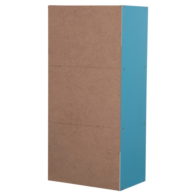 ΡΑΦΙΕΡΑ ΤΟΙΧΟΥ CUBICON HM9941.05 ΜΠΛΕ-ΛΕΥΚΗ ΜΕΛΑΜΙΝΗ 38,5x23,5x80Υεκ.