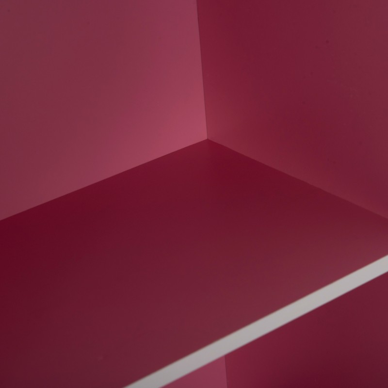 ΡΑΦΙΕΡΑ ΤΟΙΧΟΥ CUBICON HM9941.06 ΡΟΖ-ΛΕΥΚΗ ΜΕΛΑΜΙΝΗ 38,5x23,5x80Υεκ.