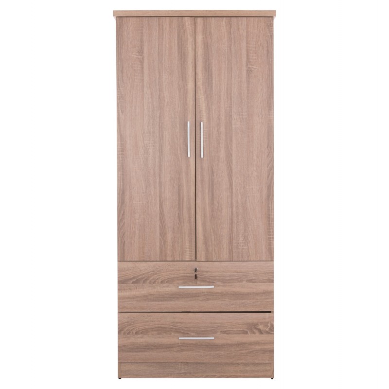 ΝΤΟΥΛΑΠΑ ΜΕ ΣΥΡΤΑΡΙΑ REINA HM2484.11 SONAMA OAK ΜΕΛΑΜΙΝΗ 80x48x183Υεκ.