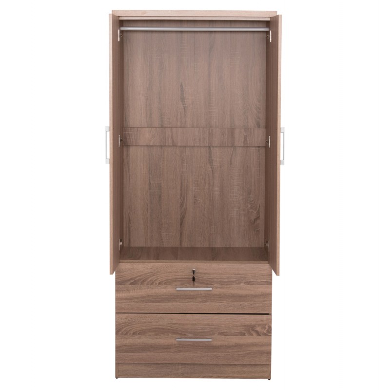 ΝΤΟΥΛΑΠΑ ΜΕ ΣΥΡΤΑΡΙΑ REINA HM2484.11 SONAMA OAK ΜΕΛΑΜΙΝΗ 80x48x183Υεκ.