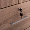 ΝΤΟΥΛΑΠΑ ΜΕ ΣΥΡΤΑΡΙΑ REINA HM2484.11 SONAMA OAK ΜΕΛΑΜΙΝΗ 80x48x183Υεκ.