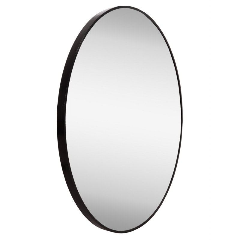 ΚΑΘΡΕΠΤΗΣ ΤΟΙΧΟΥ ΣΕΙΡΑ ARCHER HM4498.01 ΠΛΑΙΣΙΟ ΣΤΡΟΓΓΥΛΟ ΑΛΟΥΜΙΝΙΟΥ ΜΑΥΡΟ Φ80εκ