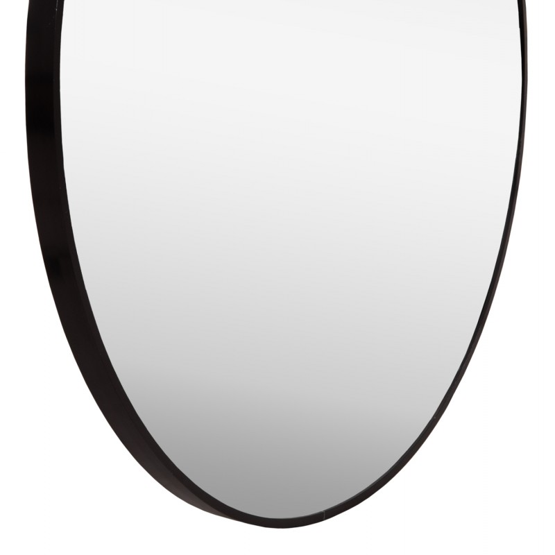 ΚΑΘΡΕΠΤΗΣ ΤΟΙΧΟΥ ΣΕΙΡΑ ARCHER HM4498.01 ΠΛΑΙΣΙΟ ΣΤΡΟΓΓΥΛΟ ΑΛΟΥΜΙΝΙΟΥ ΜΑΥΡΟ Φ80εκ