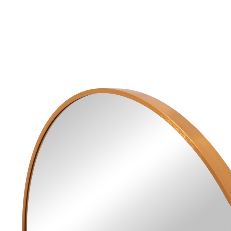 ΚΑΘΡΕΠΤΗΣ ΤΟΙΧΟΥ ΣΕΙΡΑ ARCHER HM4498.30 ΠΛΑΙΣΙΟ ΣΤΡΟΓΓΥΛΟ ΑΛΟΥΜΙΝΙΟΥ ΧΡΥΣΟ Φ80εκ