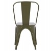 ΚΑΡΕΚΛΑ ΜΕΤΑΛΛΙΚΗ MELITA-PRO HM8641.43 ΣΕ DARK OLIVE GREEN 44x47x84.5Υεκ.