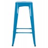 ΣΚΑΜΠΟ ΜΠΑΡ ΜΕΤΑΛΛΙΚΟ MELITA-PRO HM8642.48 ΣΕ ΜΠΛΕ 43x43x78Υεκ.