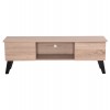 ΕΠΙΠΛΟ ΤΗΛΕΟΡΑΣΗΣ IREN HM2481.01 ΜΕΛΑΜΙΝΗ ΣΕ SONAMA OAK-ΜΑΥΡΟ 120x32,5-34x41Yεκ.