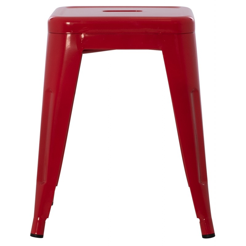 ΣΚΑΜΠΟ ΜΕΤΑΛΛΙΚΟ MELITA HM0096.44 ΣΕ ΚΟΚΚΙΝΟ ΧΡΩΜΑ 37x37x45Υεκ.