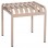 ΣΚΑΜΠΟ ΑΛΟΥΜΙΝΙΟΥ RACHEL HM6340.04 ΣΑΜΠΑΝΙ 45x44x46Υεκ.