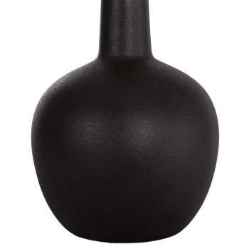 ΕΠΙΤΡΑΠΕΖΙΟ ΚΕΡΑΜΙΚΟ ΔΙΑΚΟΣΜΗΤΙΚΟ ELENDIL HM4593.02 ΜΑΥΡΟ ΜΑΤ 14,5x25Υεκ
