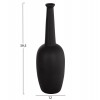 ΕΠΙΤΡΑΠΕΖΙΟ ΚΕΡΑΜΙΚΟ ΔΙΑΚΟΣΜΗΤΙΚΟ ELENDIL HM4591.02 ΜΑΥΡΟ ΜΑΤ Φ12x39.5Υεκ