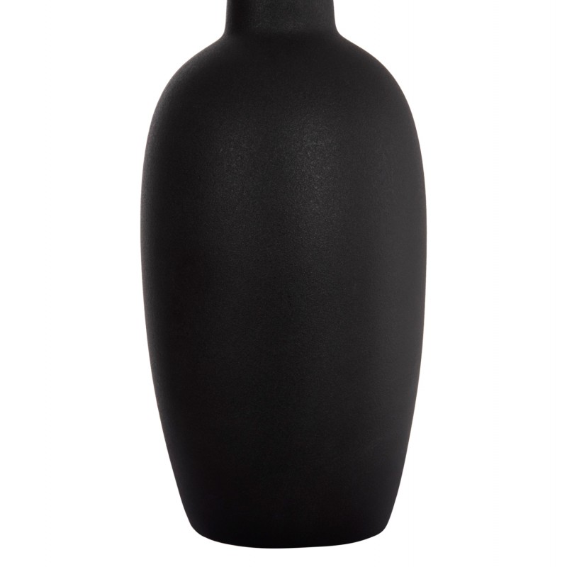 ΕΠΙΤΡΑΠΕΖΙΟ ΚΕΡΑΜΙΚΟ ΔΙΑΚΟΣΜΗΤΙΚΟ ELENDIL HM4591.02 ΜΑΥΡΟ ΜΑΤ Φ12x39.5Υεκ