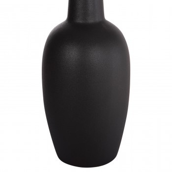 ΕΠΙΤΡΑΠΕΖΙΟ ΚΕΡΑΜΙΚΟ ΔΙΑΚΟΣΜΗΤΙΚΟ ELENDIL HM4592.02 ΜΑΥΡΟ ΜΑΤ Φ10x30Υεκ
