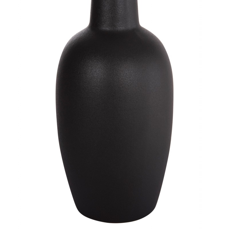 ΕΠΙΤΡΑΠΕΖΙΟ ΚΕΡΑΜΙΚΟ ΔΙΑΚΟΣΜΗΤΙΚΟ ELENDIL HM4592.02 ΜΑΥΡΟ ΜΑΤ Φ10x30Υεκ
