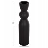 ΕΠΙΤΡΑΠΕΖΙΟ ΚΕΡΑΜΙΚΟ ΔΙΑΚΟΣΜΗΤΙΚΟ SCEPTER HM4614.02 ΜΑΥΡΟ ΜΑΤ Φ8x35Υ εκ.