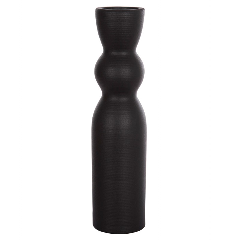 ΕΠΙΤΡΑΠΕΖΙΟ ΚΕΡΑΜΙΚΟ ΔΙΑΚΟΣΜΗΤΙΚΟ SCEPTER HM4614.02 ΜΑΥΡΟ ΜΑΤ Φ8x35Υ εκ.