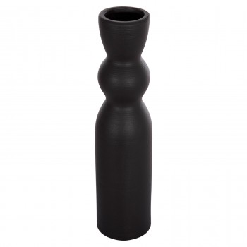 ΕΠΙΤΡΑΠΕΖΙΟ ΚΕΡΑΜΙΚΟ ΔΙΑΚΟΣΜΗΤΙΚΟ SCEPTER HM4614.02 ΜΑΥΡΟ ΜΑΤ Φ8x35Υ εκ.