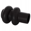 ΕΠΙΤΡΑΠΕΖΙΟ ΚΕΡΑΜΙΚΟ ΔΙΑΚΟΣΜΗΤΙΚΟ ROOK HM4627.02 ΜΑΥΡΟ ΜΑΤ Φ16x25,5Υεκ