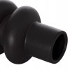 ΕΠΙΤΡΑΠΕΖΙΟ ΚΕΡΑΜΙΚΟ ΔΙΑΚΟΣΜΗΤΙΚΟ ROOK HM4627.02 ΜΑΥΡΟ ΜΑΤ Φ16x25,5Υεκ