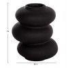 ΕΠΙΤΡΑΠΕΖΙΟ ΚΕΡΑΜΙΚΟ ΔΙΑΚΟΣΜΗΤΙΚΟ ROOK HM4628.02 ΜΑΥΡΟ ΜΑΤ Φ14x19Υεκ