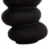 ΕΠΙΤΡΑΠΕΖΙΟ ΚΕΡΑΜΙΚΟ ΔΙΑΚΟΣΜΗΤΙΚΟ ROOK HM4628.02 ΜΑΥΡΟ ΜΑΤ Φ14x19Υεκ