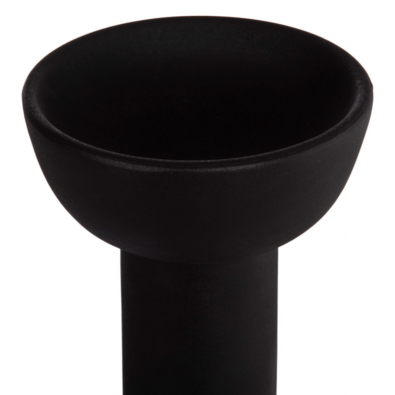 ΕΠΙΤΡΑΠΕΖΙΟ ΚΕΡΑΜΙΚΟ ΔΙΑΚΟΣΜΗΤΙΚΟ ELENDIL HM4602.02 ΜΑΥΡΟ ΜΑΤ Φ23x32Υ εκ
