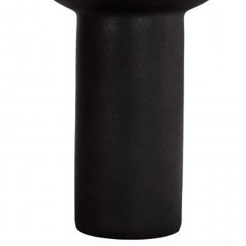 ΕΠΙΤΡΑΠΕΖΙΟ ΚΕΡΑΜΙΚΟ ΔΙΑΚΟΣΜΗΤΙΚΟ ELENDIL HM4602.02 ΜΑΥΡΟ ΜΑΤ Φ23x32Υ εκ