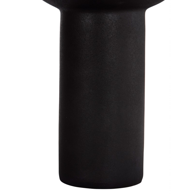 ΕΠΙΤΡΑΠΕΖΙΟ ΚΕΡΑΜΙΚΟ ΔΙΑΚΟΣΜΗΤΙΚΟ ELENDIL HM4602.02 ΜΑΥΡΟ ΜΑΤ Φ23x32Υ εκ