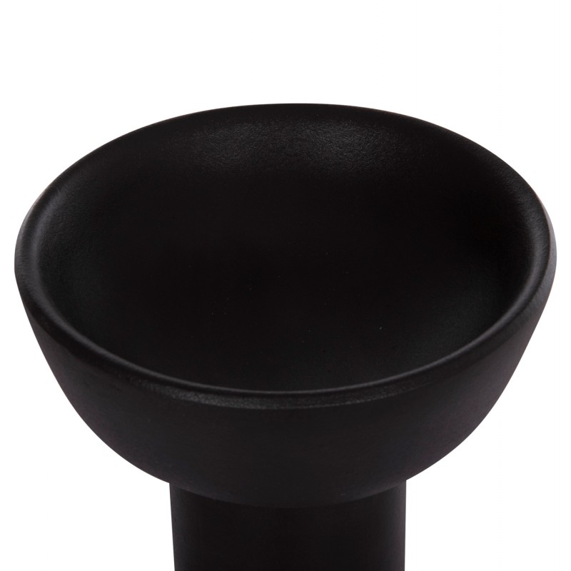 ΕΠΙΤΡΑΠΕΖΙΟ ΚΕΡΑΜΙΚΟ ΔΙΑΚΟΣΜΗΤΙΚΟ ELENDIL HM4603.02 ΜΑΥΡΟ ΜΑΤ Φ20x26.5Υεκ