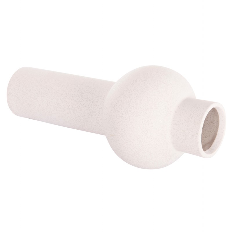ΕΠΙΤΡΑΠΕΖΙΟ ΚΕΡΑΜΙΚΟ ΔΙΑΚΟΣΜΗΤΙΚΟ SCEPTER HM4604.01 ΥΠΟΛΕΥΚΟ ΚΡΥΣΤΑΛΛΙΚΟ Φ17x39Υεκ