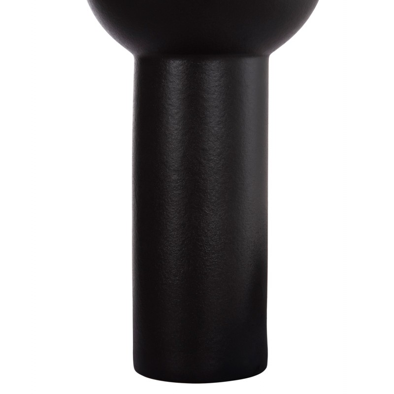 ΕΠΙΤΡΑΠΕΖΙΟ ΚΕΡΑΜΙΚΟ ΔΙΑΚΟΣΜΗΤΙΚΟ SCEPTER HM4604.02 ΜΑΥΡΟ ΜΑΤ Φ17x39Υεκ