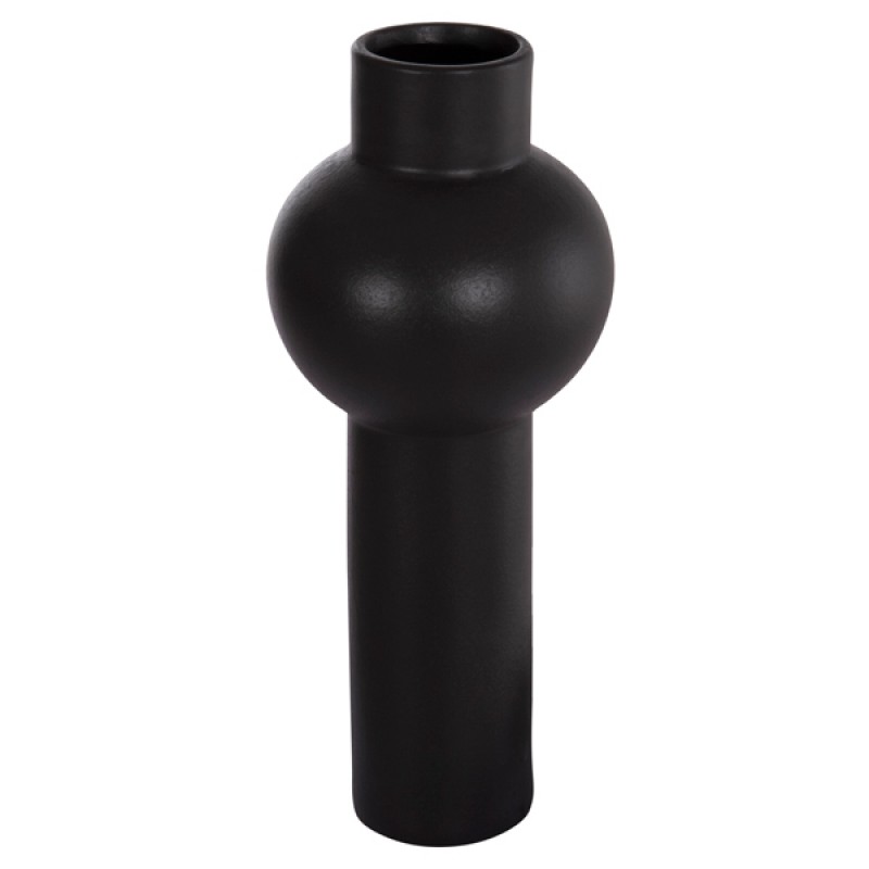 ΕΠΙΤΡΑΠΕΖΙΟ ΚΕΡΑΜΙΚΟ ΔΙΑΚΟΣΜΗΤΙΚΟ SCEPTER HM4604.02 ΜΑΥΡΟ ΜΑΤ Φ17x39Υεκ