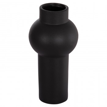 ΕΠΙΤΡΑΠΕΖΙΟ ΚΕΡΑΜΙΚΟ ΔΙΑΚΟΣΜΗΤΙΚΟ SCEPTER HM4605.02 ΜΑΥΡΟ ΜΑΤ Φ15x30Υ εκ.