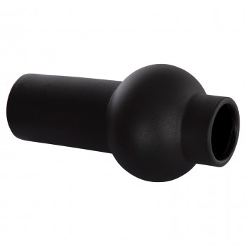 ΕΠΙΤΡΑΠΕΖΙΟ ΚΕΡΑΜΙΚΟ ΔΙΑΚΟΣΜΗΤΙΚΟ SCEPTER HM4605.02 ΜΑΥΡΟ ΜΑΤ Φ15x30Υ εκ.