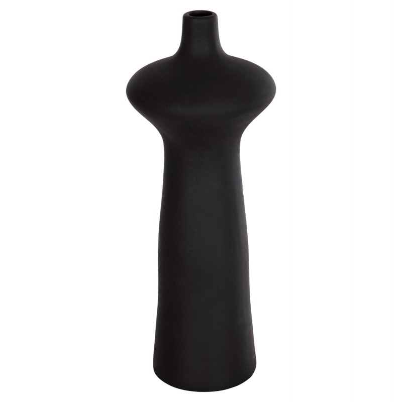 ΕΠΙΤΡΑΠΕΖΙΟ ΚΕΡΑΜΙΚΟ ΔΙΑΚΟΣΜΗΤΙΚΟ SCEPTER HM4636.02 ΜΑΥΡΟ ΜΑΤ Φ18x49Υεκ