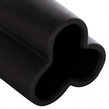 ΕΠΙΤΡΑΠΕΖΙΟ ΚΕΡΑΜΙΚΟ ΔΙΑΚΟΣΜΗΤΙΚΟ GLAΖΕ HM4613.02 ΜΑΥΡΟ ΜΑΤ Φ16x22Υεκ