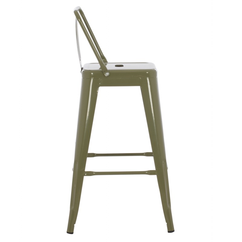 ΣΚΑΜΠΟ ΜΠΑΡ ΜΕΣΑΙΟΥ ΥΨΟΥΣ ΜΕΤΑΛΛΙΚΟ MELITA-PRO HM8574.43 DARK OLIVE GREEN 43x43x88Υεκ.