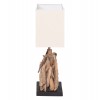 ΕΠΙΤΡΑΠΕΖΙΟ ΟΡΘΟΓΩΝΙΟ ΦΩΤΙΣΤΙΚΟ TWIGGY HM4424 DRIFTWOOD & ΛΕΥΚΟ ΚΑΠΕΛΟ 35.5x15x47Υεκ.