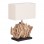 ΕΠΙΤΡΑΠΕΖΙΟ ΟΡΘΟΓΩΝΙΟ ΦΩΤΙΣΤΙΚΟ TWIGGY HM4424 DRIFTWOOD & ΛΕΥΚΟ ΚΑΠΕΛΟ 35.5x15x47Υεκ.
