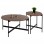 ΣΕΤ 2ΤΜΧ ΤΡΑΠΕΖΙΑ ΣΑΛΟΝΙΟΥ RONDA HM21089.03 MDF ΣΕ ΚΑΡΥΔΙ ΧΡΩΜΑ Φ80εκ & Φ50εκ